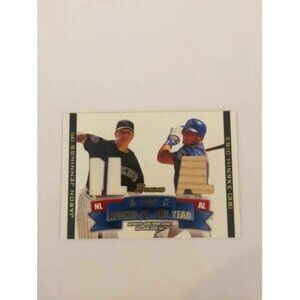 2003 Bowman ROY Materials Jason Jennings Eric Hinske #ROY-JH (040)
